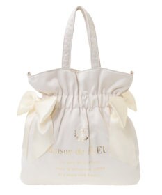 Maison de FLEUR ダブルリボン2Wayトートバッグ
