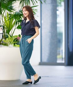 Tiaclasse 【洗える】ドロストテーパードパンツ