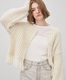 uncrave ハンドニット カーディガン