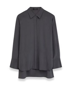 JOSEPH クレープ  ド  ソワ　レギュラーカラーシャツ