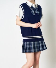 WEGO 【SCHOOLITEM】ラインスクールニットベスト