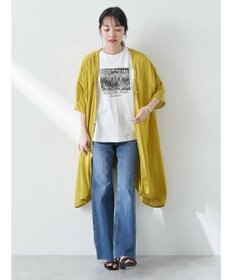 earth music&ecology レーヨンビッグシャツチュニック