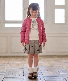 ANY KIDS リボンフェイクファーブーツ