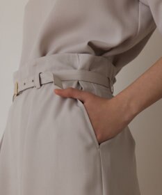 GRACE CONTINENTAL ハイウエストワイドパンツ