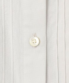 J.PRESS LADIES 【洗える】セルロースライト刺繍 ピンタック ブラウス