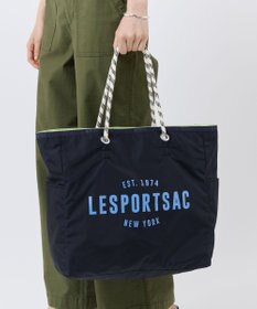 LeSportsac LARGE 2 WAY TOTE/2ウェイディープシーブルー/ライム