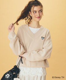 ANY 【ディズニー】ミッキーマウス／スウェットライクニット