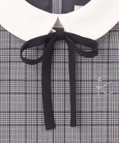 組曲 KIDS 【150-170㎝】グレンチェック ワンピース