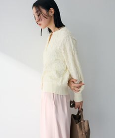 Green Parks 表面感ニットカーディガン