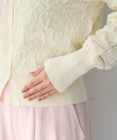 Green Parks 表面感ニットカーディガン