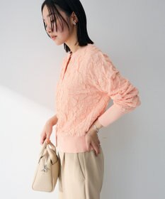 Green Parks 表面感ニットカーディガン