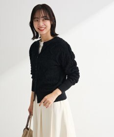 Green Parks 表面感ニットカーディガン