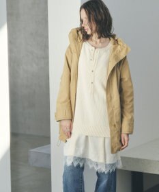 YECCA VECCA 2wayヘンリーネックルーズニット