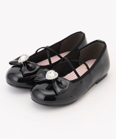 ANY KIDS エナメルフラットシューズ