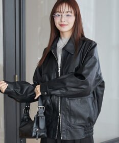 WEGO ヴィンテージライクPUフライトジャケット