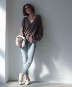 WEGO 【WEB限定/2025年秋冬新作//洗濯可/MLサイズ展開/ユニセックス着用ITEM】ドロップショルダーカーディガン