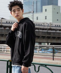 WEGO ワッペンロゴジップパーカー