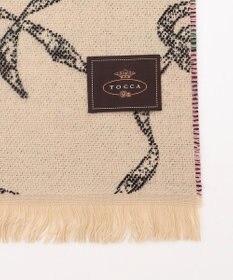 TOCCA 【フランス製】SHAKE RIBBON JAQUARD STOLE  ストール