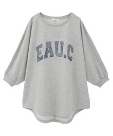 Green Parks ７分袖ミニ裏毛ドルマンロゴプルオーバー