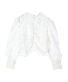 Green Parks AnriettMusee 花柄オパールシャーリングブラウス