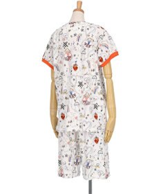 tsumori chisato SLEEP ツモリチサト パジャマ 綿100%(本体) 天竺素材 4分袖 6分丈 レディース UDT122 /ワコール