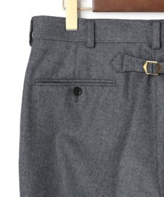 J.PRESS MEN 【J.PRESS ORIGINALS】Peppin Merino Saxony Piped Stem Trousers / Japan Made