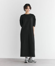 #Newans 【セレモニーにも/洗濯機可】パフスリーブロングワンピース​