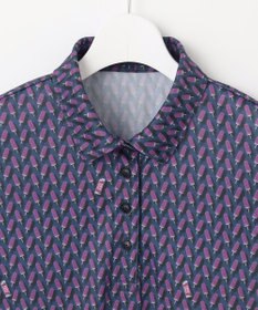 23区GOLF 【WOMEN】【接触冷感・UVケア・吸水速乾】アイス柄 ポロシャツ