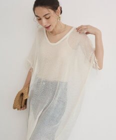 WEGO 【ANGIE VINTAGE】メッシュジレワンピース