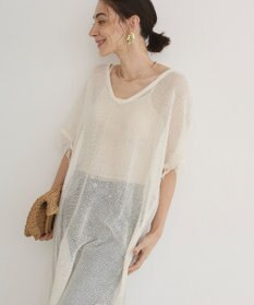 WEGO 【ANGIE VINTAGE】メッシュジレワンピース
