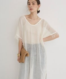 WEGO 【ANGIE VINTAGE】メッシュジレワンピース