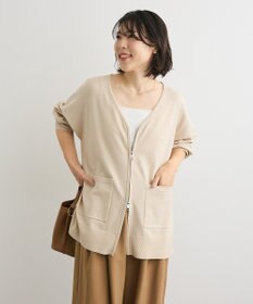 Green Parks アンチピリングゆるｚｉｐカーディガン