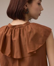 GRACE CONTINENTAL コットンシルクカフタントップ