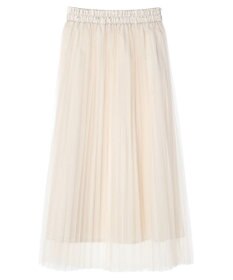 earth music&ecology チュールプリーツスカート