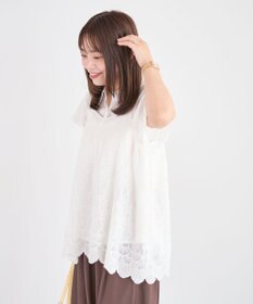 Green Parks ＳＥＴ２点刺しゅうキャミ＋シャツ