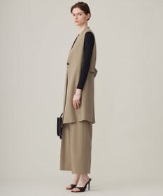 ICB 【洗える】ウール2WAYストレッチ ジレ