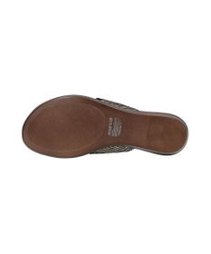 INTER-CHAUSSURES 【ITALIAN SHOEMAKERS】センターラインストーントングサンダル
