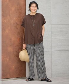 ANY フレンチリネンシャツブラウス