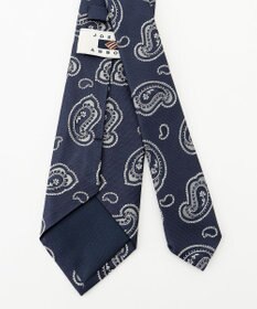 JOSEPH ABBOUD 【日本製】ネイビーペイズリー ネクタイ