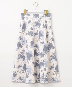 ANY SIS L 【撥水】シルエットフラワー スカート