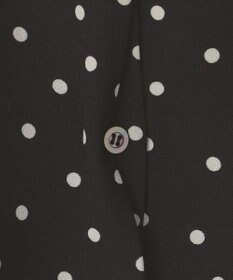 組曲 L ドットジョーゼットプリント ブラウス