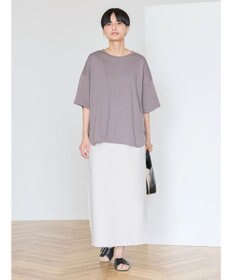 AMERICAN HOLIC 接触冷感裾ラウンドカットプルオーバー