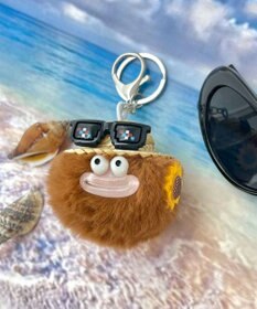 WEGO サマバケ麦わらモンスターぬいぐるみキーホルダー