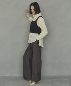 YECCA VECCA ZIPニットビスチェ