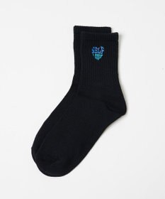 WEGO ハートロゴ刺繍ソックス