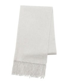 MOONBAT 【洗えるカシミヤ】FURLA カシミヤ100％ 無地ビッグマフラー／幅50cm