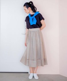 組曲 【洗える・2WAY】シアーニット カーディガン