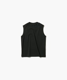 ATON DRY COTTON JERSEY | モックネックスリーブレスプルオーバー