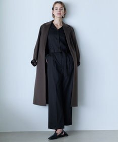 ICB 【CLASSY.掲載・裏起毛】 ウォームサテン カーディガンブラウス