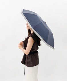 AURORA 【 BLAO（ブラオ）】ギャザーフリル晴雨兼用傘(折りたたみ傘)